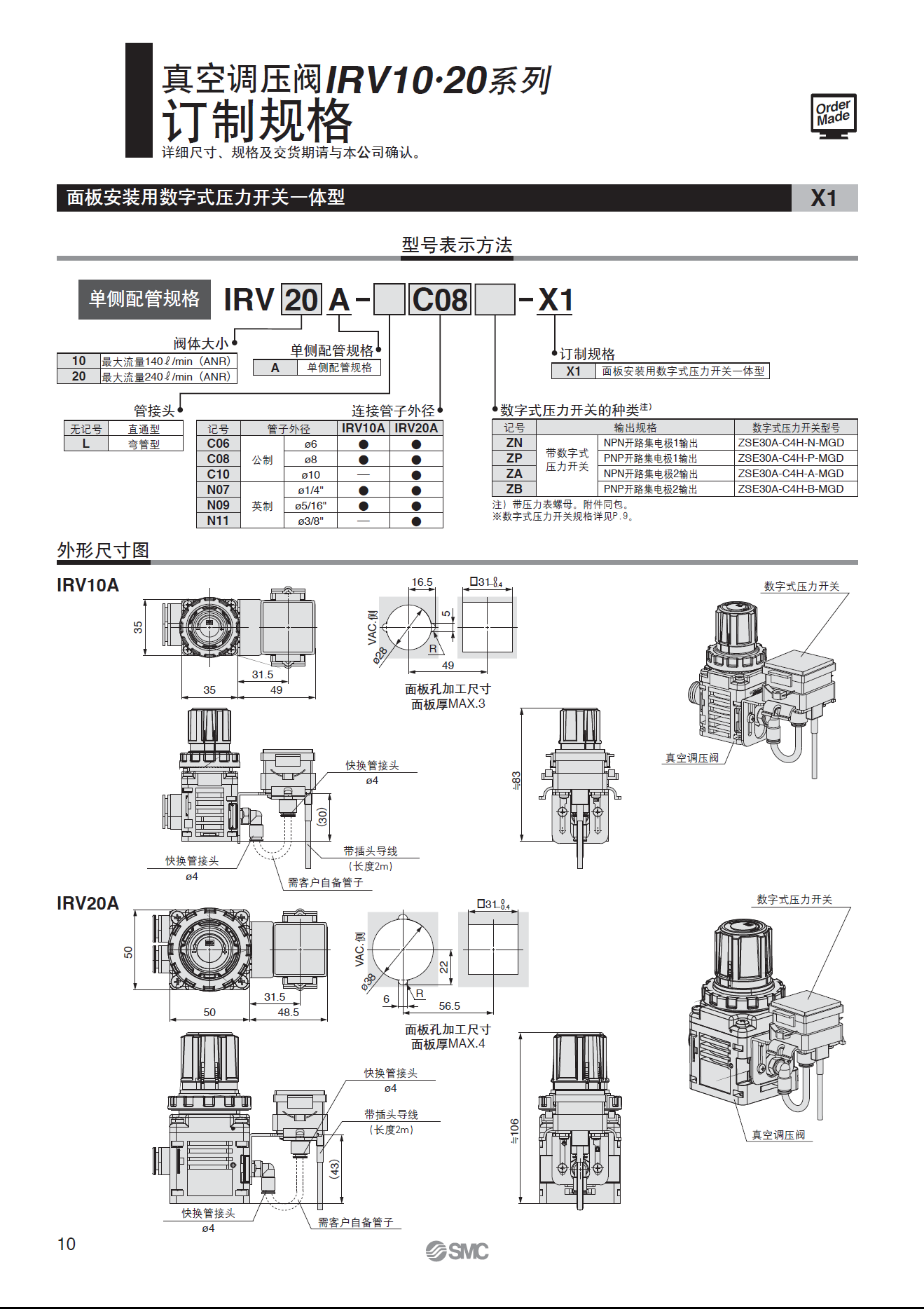 SMC减压阀厂家